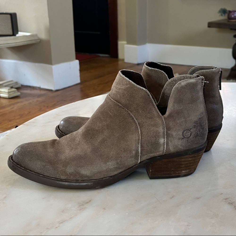 Born Taupe Ankle Boots